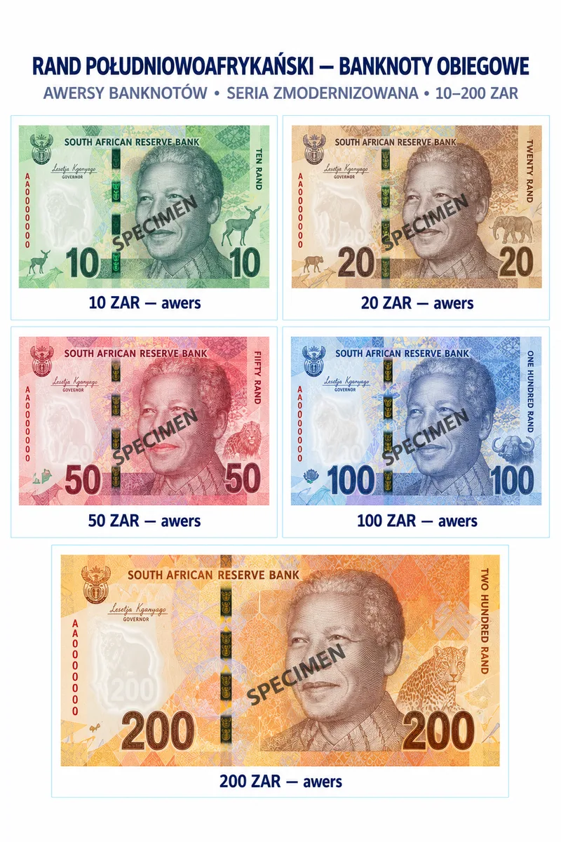 ZAR przód - awers