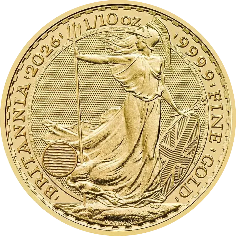 Britannia 1/10 uncji Złota