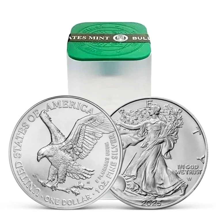 Srebrna moneta American Silver Eagle 1 oz - tuba 20 szt.