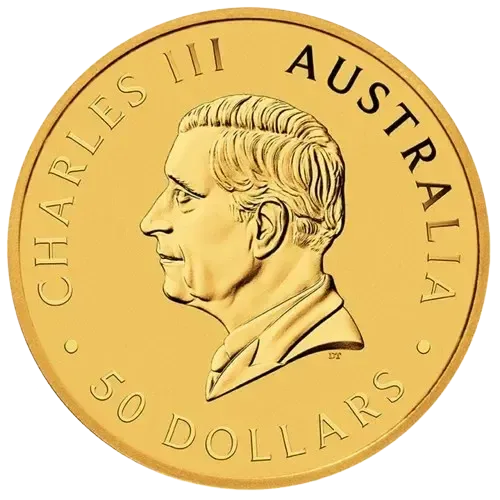 Australijski Kangur 1 uncja Złota rewers