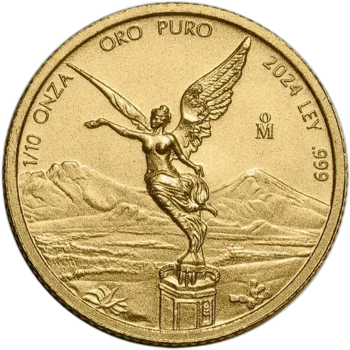 Mexican Libertad 1/10 uncji złota