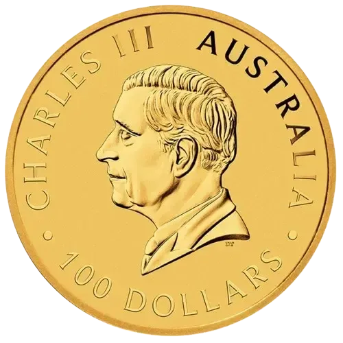 Australijski Kangur 1 uncja Złota rewers