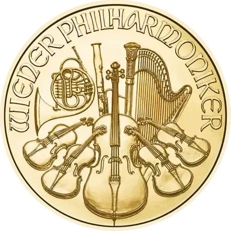 Złota moneta Wiedeński Filharmonik 1/4 oz