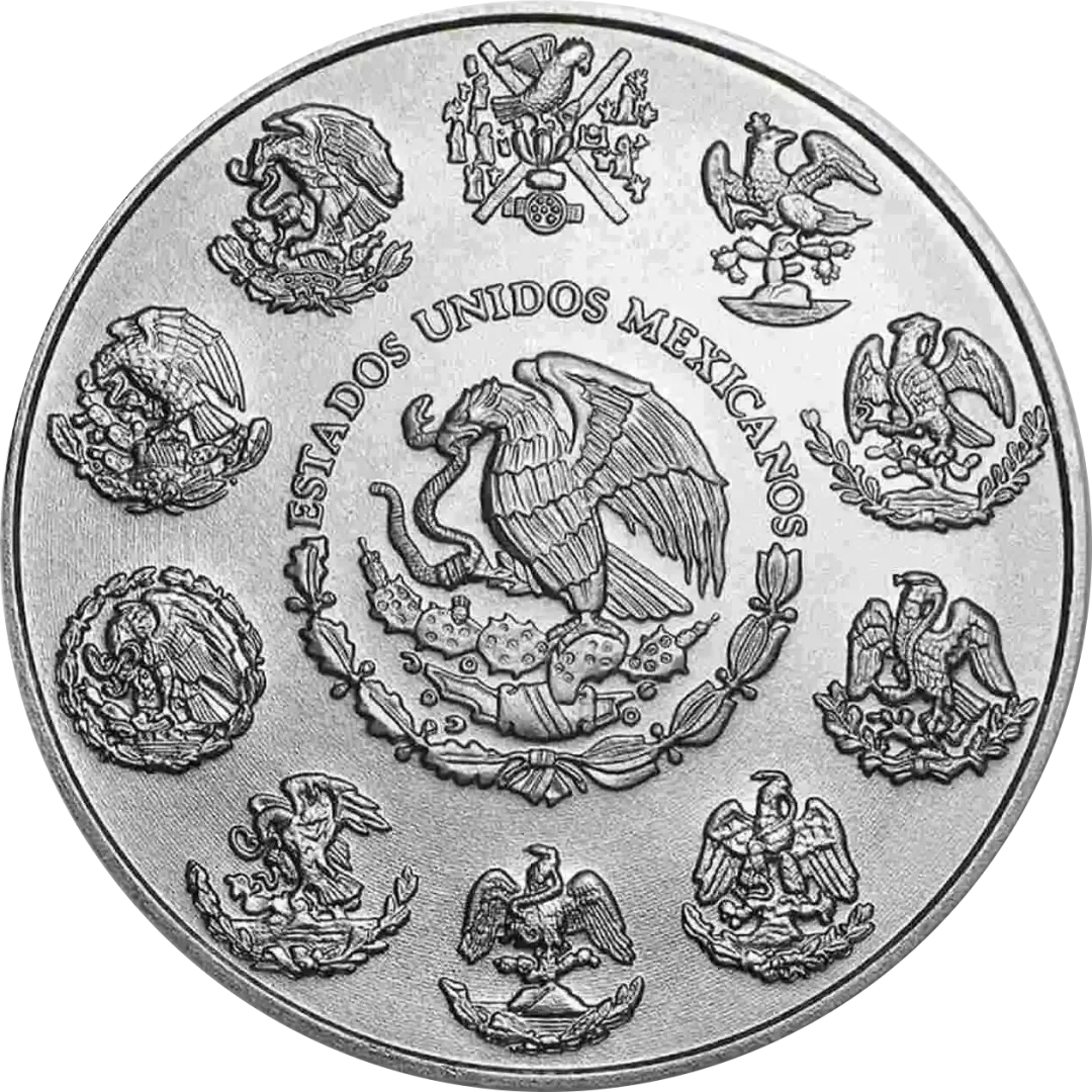 Mexican Libertad 1 uncja srebra rewers