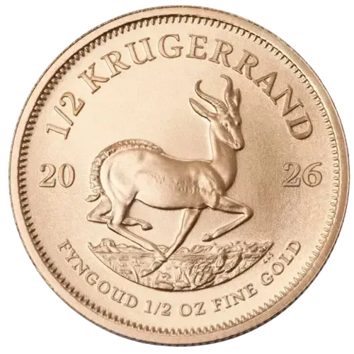Złota moneta Krugerrand 1/2 oz