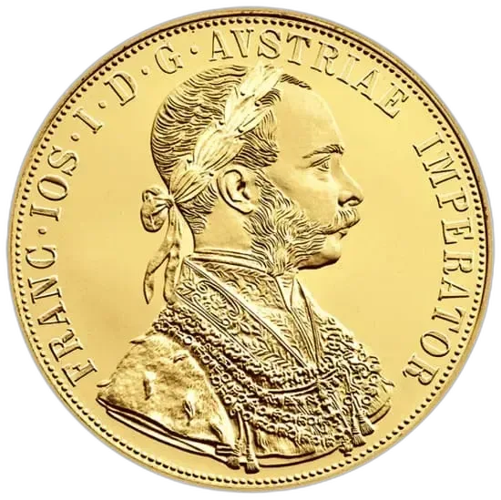 Złota moneta 4 Dukaty austriackie (Czworak)