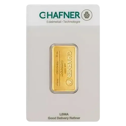 Złota sztabka C.Hafner 10 g