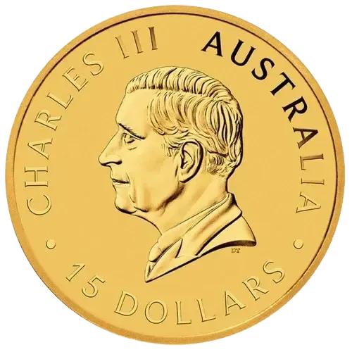 Australijski Kangur 1/10 uncji złota rewers