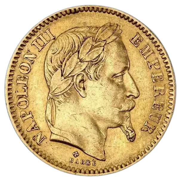 Złote 20 franków — Napoleon III