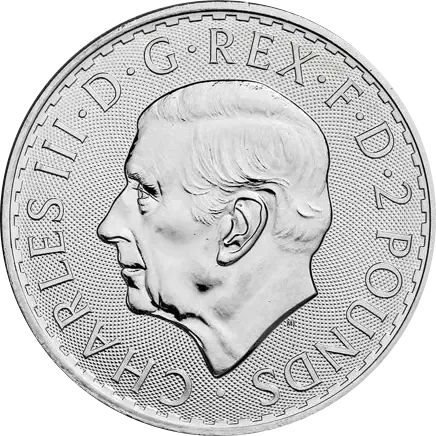 Britannia 1 uncja Srebra rewers