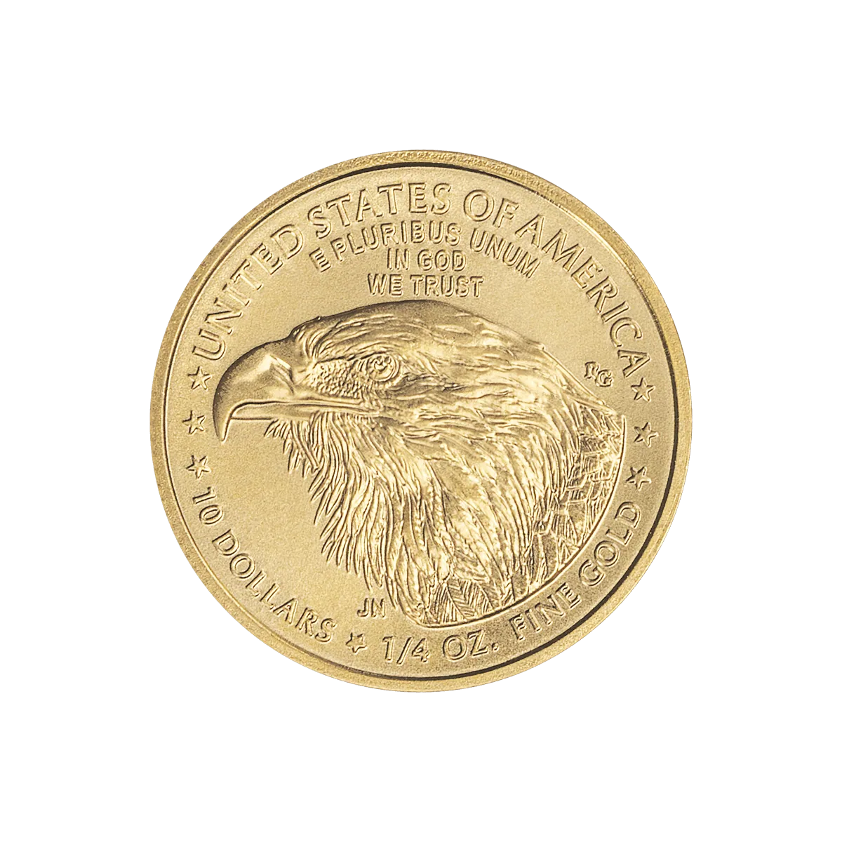 Złota moneta American Gold Eagle 1/4 oz rewers