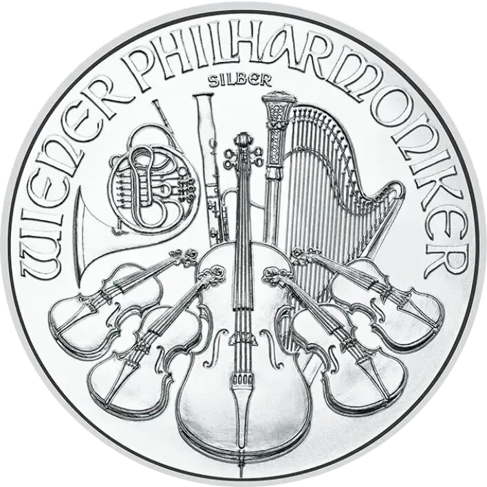 Srebrna moneta Wiedeński Filharmonik 1 oz
