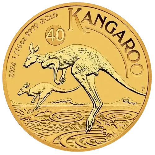 Australijski Kangur 1/10 uncji złota