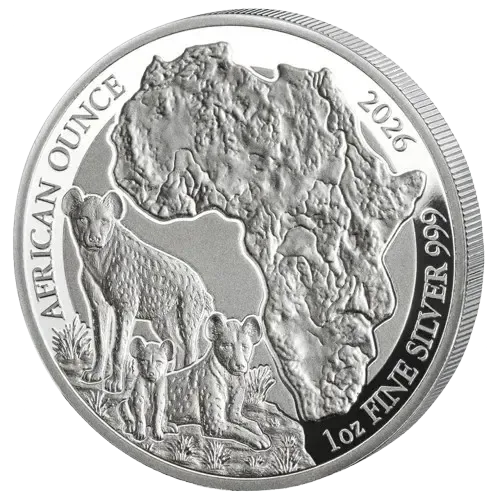 Srebrna moneta Rwanda African Ounce 1 oz